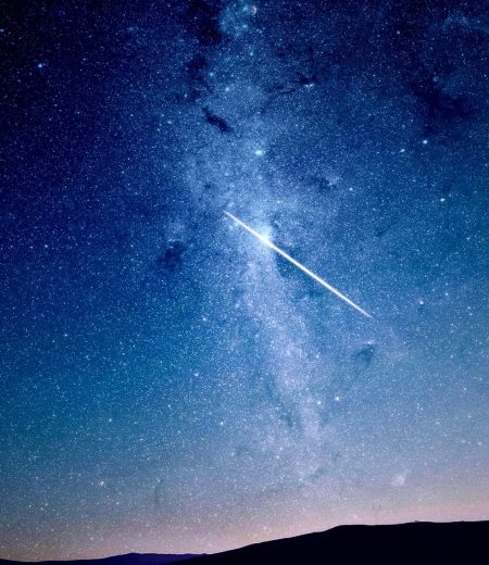夜空银河与星空景观