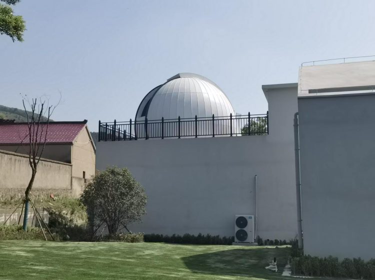 研学基地天文台圆顶项目现场照片